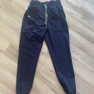 FIGS navy blue high waisted Zamora joggers